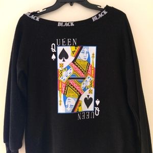 Queen of Spade Long Sleeve Shirt